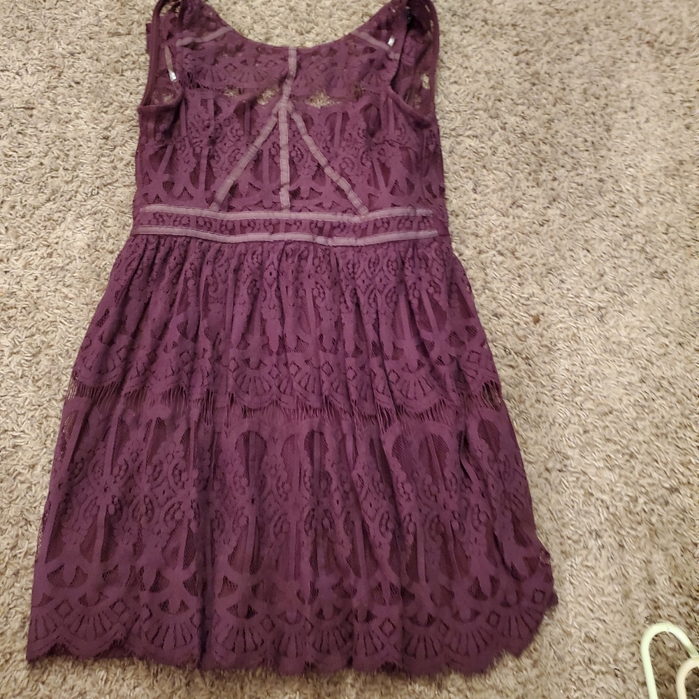 Marroon/purple dress